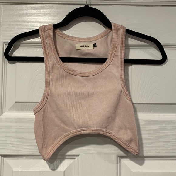 MISBHV Ribbed Crop Tank Top